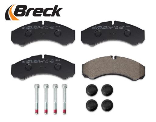 Placute frana BRECK 291210070300